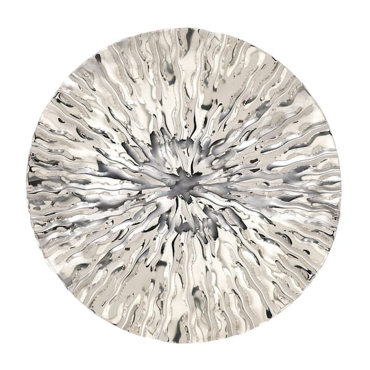 Silver Stainless Steel Glam Wall Décor Accent Set